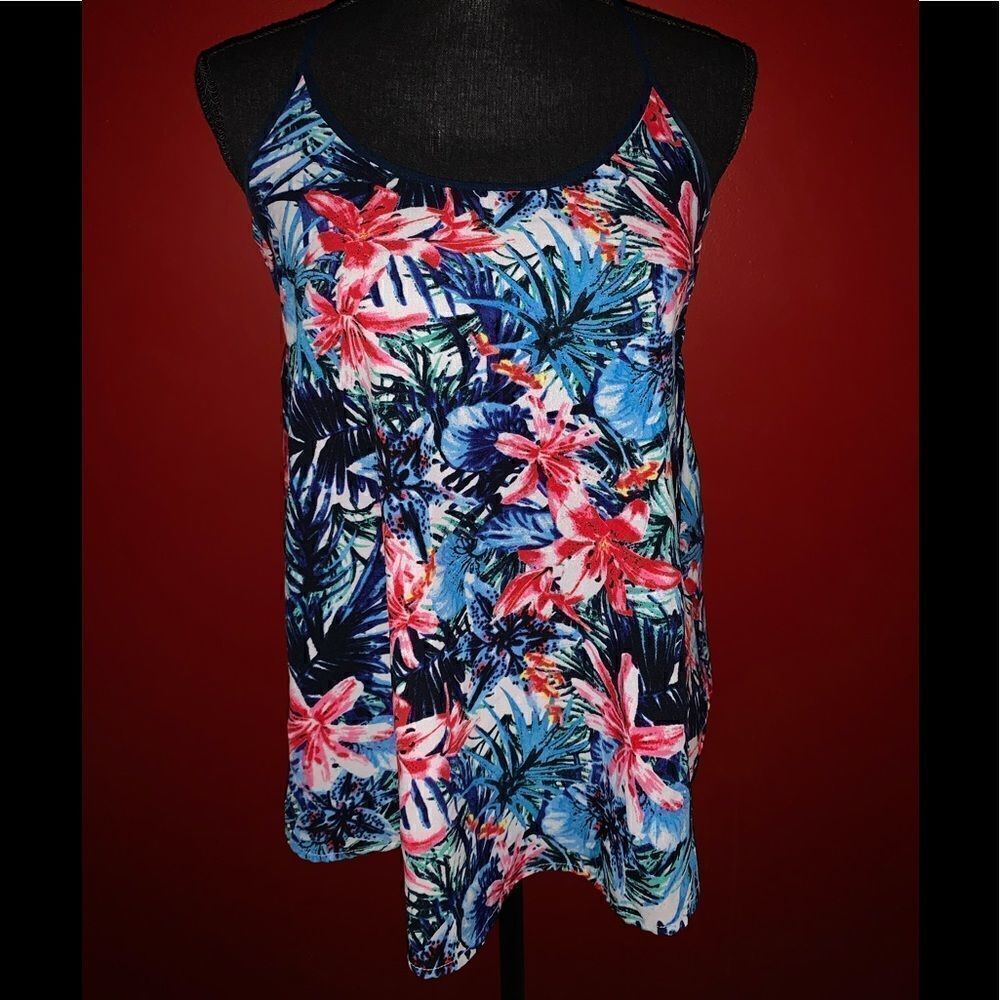 Marilyn Monroe Floral Racerback Top